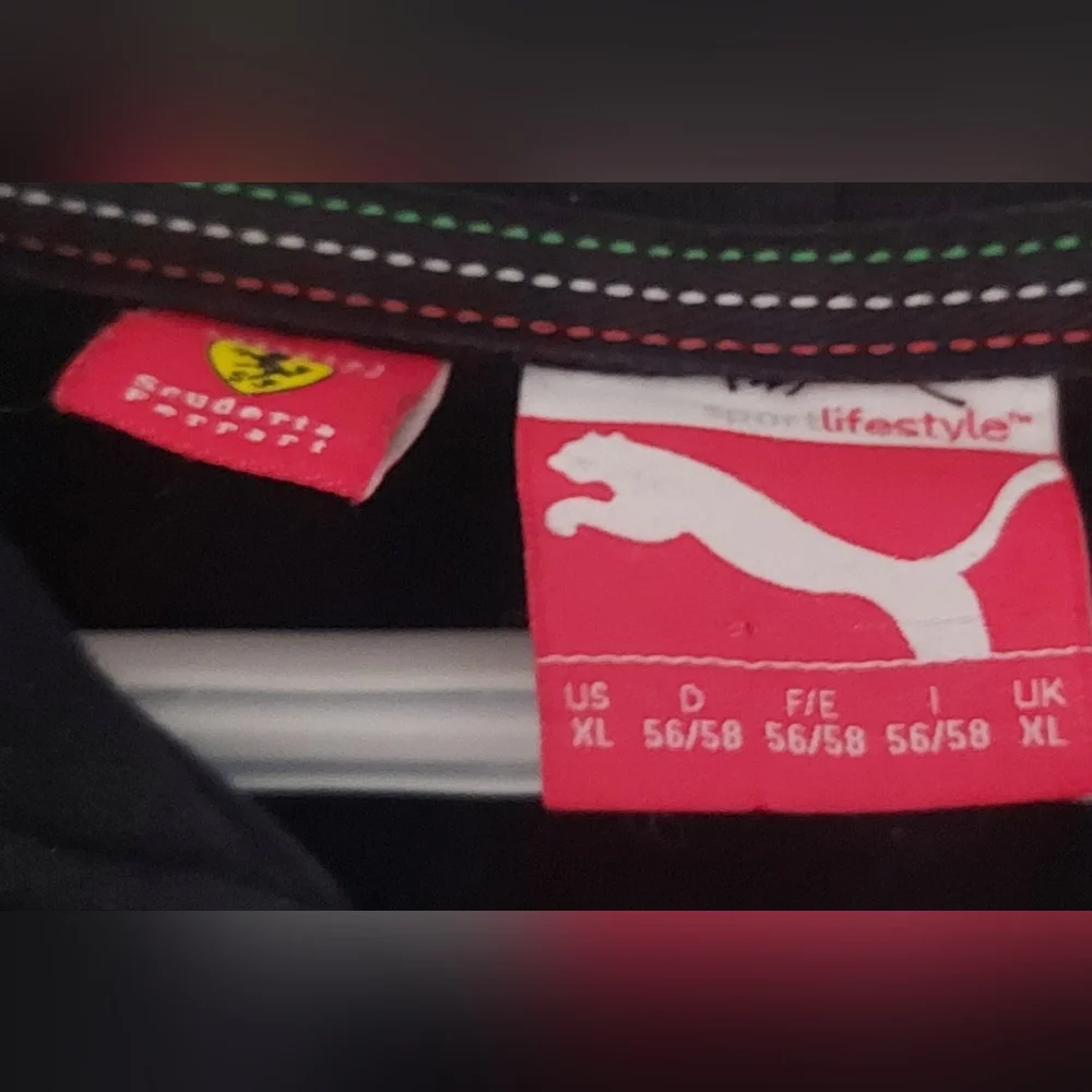 Puma Men's Ferrari SF Race Hooded Sweat Jacket. - Picture 6 of 6